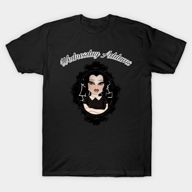 Wednesday Addams x Bratz T-Shirt by Lewd Crude Never Rude